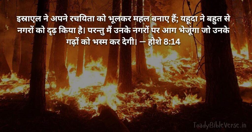 Today Bible Verses in Hindi, Biblical messages for today, today bible verses in Hindi, bible verse for today in Hindi, Today Bible Verse in Hindi, आज का पवित्र बाइबल वचन, आज का बाइबल वचन, bible vachan, aaj ka bible vachan, aaj ka bible vachan in Hindi, Hindi bible vachan image, bible vachan image, Hindi bible vachan image, bible vachan in hindi image, होशे 8:14, Hosea 8-14, Hosea 8:14 Hindi,